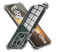 LYJERRY 1 x Transparent Soft TPU Silicone Gel Case for Motorola Edge 50 Ultra - Scratch-Resistant, Anti-Fingerprint, Shock-Absorbent, 360° Protection