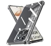 LYJERRY Airbag Case for Honor 400 Smart 5G Phone Case Protector, TPU Shockproof Cover, Soft, Slim Fit, Anti-Scratch Protection, Black