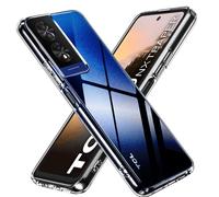 LYJERRY Transparent Soft Silicone Gel Case for TCL 40 NxtPaper 4G, Shock-Absorbent, Protective Bumper Cover with Raised Edges and Reinforced Corners