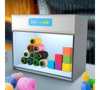 LYJIANGXIN Color Matching Box, Color Assessment Cabinet with 4/5/6 LED Light Sources, Professional Color Evaluation for Textile Printing Dyeing Materials, Lab Color Evaluation Box for Toys