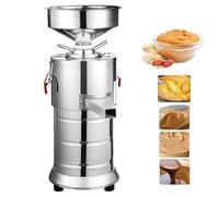 LYJIANGXIN Commercial Peanut Butter Maker & Electric Nut Butter Machine, 1100W Stainless Steel Sesame Grinder, Grain Mill for Grinding Rice, Peanuts, Almonds, 33lbs/Hour