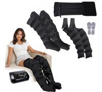 LYJIANGXIN Machine Pressotherapy Boots Legs for Complete Home, L/XL Leg Massager Circulation Pressotherapy 6 Chambers Massager Lymphatic Drainage Circulation, 0-240 Mmhg Adjustable