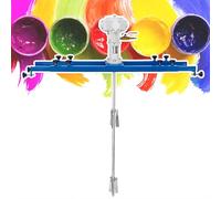 LYJIANGXIN Paint Stirring Machine Mix Tool, Pneumatic Agitator Clamp Mount Tank, Barrel Drum Mixer, Ibc Air Agitator Paint Mixer Tool, Mixing Capacity 1000l, With Support Hanger