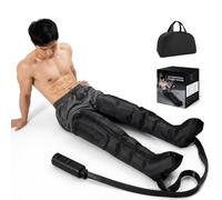 LYJIANGXIN Portable Pressotherapy Machine, 6 Chamber Compression Boots, Lymphatic Drainage Leg Massager, Electric Air Compression Recovery System for Muscle Relaxation and Home Use