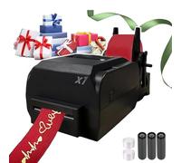 LYJIANGXIN Satin Ribbon Printer Machine & Hot Foil Stamping Machine For Gift Wrapping, Digital Ribbon Printer For Custom Text And Logos On Diy Decorative Ribbon, Supports 50+ Languages