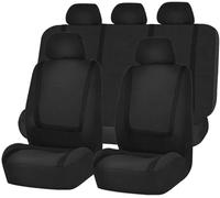 LYJXD Car Seat Covers for Seat Ibiza IV Sportcoupe (6J1,6P5) 2008-2016, Full Surround Seat Cover Breathable Seat Protector Non-Slip Comfortable Seat Cushion Accessories,Black