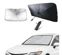 LYJXD Car Windshield Sun Shade Umbrella for Suzuki Celerio Basic/Club/Comfort 2014-2020 2021 2022 2023 2024 2025, Sun Shield Cover Sun Visor Full Cover Front Windscreen Sun Shade Protector