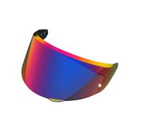 LYJXD Motorcycle Helmet Visor for AGV K3 DOT E2206, UV Anti-Fog Motorcycle Helmet Visor Lens Windproof Motorbike Helmet Face Shield,normal-M Revo Rose Red