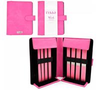 Lykke Blush Double Pointed Needles Gift Sets (Small US 0-5 Set in Fuchsia Fabric Pouch)