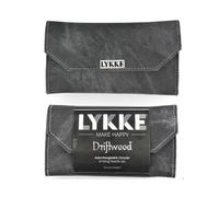 LYKKE Interchangeable Circular Knitting Needle Set 3.5in Tips Birchwood Driftwood Grey Denim - Birchwood Driftwood Grey Denim