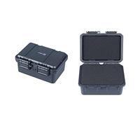 Lykus HC-1420 Mini Hard Case Dry Box with Foam Insert, Interior Size 14x9x6.8 cm, IP66 Splash-Proof, Suitable for Cellphones, Tools, Small Devices and More