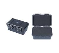 Lykus HC-1520 Mini Hard Case Dry Box with Foam Insert, Interior Size 14.8x8.5x6.8 cm, IP66 Splash-Proof, Suitable for Cellphones, Tools, Small Devices and More