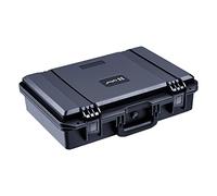 Lykus HC-4410 Waterproof Hard Case with Customisable Foam Insert, Interior Size 44x29x12 cm, Suitable for up to 16" laptop, Starlink Mini, keyboard, drill, audio mixer, mic, electronics,tools,and more