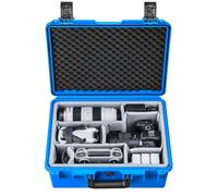 Lykus PVC1 Waterproof Hard Camera Case with Padded Dividers for Cameras, Lenses, Dual DJI Mavic/Air/Mini/Flip drones
