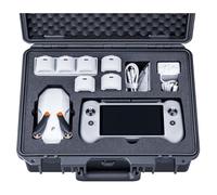 Lykus Titan AM110 Waterproof Hard Case for Potensic Atom 2 and PTD 1 RC, Support up to 7 Batteries [CASE ONLY]