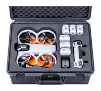 Lykus Titan AT300 Waterproof Hard Case for DJI Avata 360, RC2/RC-N3, Fits up to 7 Batteries and Accessories in Fly More Combo [CASE ONLY]