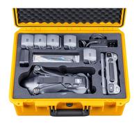 Lykus Titan M400 Waterproof Hard Case for DJI Mavic 4 Pro, DJI RC Pro 2/RC2, Fits up to 6 Batteries and Accessories in Fly More Combo/Creator Combo [CASE ONLY], Hard Case