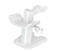 LYL Generic Display Stand Compatible with Meta Quest 3 Headset Controllers Desk Stand Charging Station Holder for Generic 3 Headset VR Accessories
