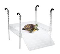 LYL LEYOULAND Hanging Turtle Basking Platform, Aquatic Reptile Ramp Dock, Turtle Terrace, Turtle Tank Accessories (Extra- Large)