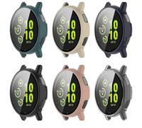 LYL Pack of 6 Hard PC Case with Tempered Glass Screen Protector for Garmin VivoActive 5/Active 5 Smartwatch, Touch-Sensitive Film, 2-in-1 Design, Shockproof, Scratch-Resistant, Shatter Protection