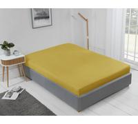 Lyla Fitted Sheet in Ochre - TJ Hughes