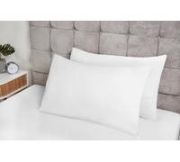Lyla Pillowcase Pair in White - TJ Hughes