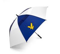 Lyle and Scott 62-Inch Golf Umbrella - Dual Canopy Design, Windproof Umbrella with Lightweight Fibreglass Shaft, Double Canopy Golf Umbrella, Protective Cover - Essential Golf Accessories