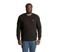 Cotton Merino Crew Jumper Jet Black XS