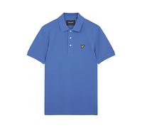 Lyle & Scott Polo Shirt Spring Blue Plain – Men's Size Medium