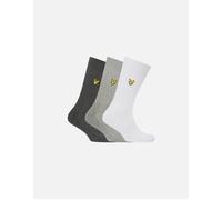Lyle And Scott Men's 3 Pack of Plain Socks - Grey - Size: 7/8.5/8/7.5/9/9.5/10/10.5/11