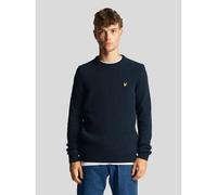 Lambswool Crew Knit Dark Navy Marl M