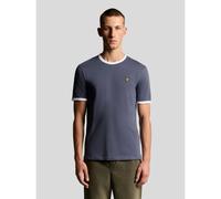 Lyle and Scott Mens Greystone White Ringer T-Shirt