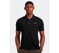 Lyle and Scott Mens Jet Black Plain Polo Shirt