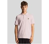 Lyle & Scott Plain Polo Shirt Light Pink M