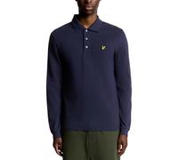 Lyle & Scott - Polo Navy - Longsleeve - blue - S - 100% Cotton,Jersey S