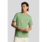 Lyle and Scott Mens Smoke Green Plain T-Shirt