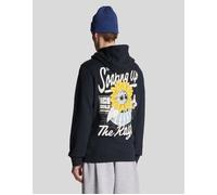 Lyle And Scott Men's Sunnies Pool Bar Graphic Pullover Hoodie - Black