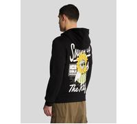 Lyle And Scott Men's Sunnies Pool Bar Graphic Pullover Hoodie - Black