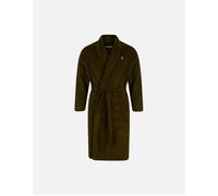 Lyle And Scott Men's Lucas Towelling Bathrobe, Khaki - Green - Size: 33/32/32