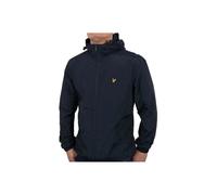 Lyle And Scott Zip Through Hooded Jacket Navy - Lightweight Showerproof Jacket