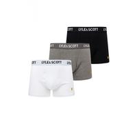 Lyle & Scott 3-Pack Barclay Boxer Briefs, Black/White/Grey - L