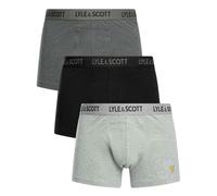 Lyle & Scott 3-Pack Barclay Boxer Briefs, Grey Combination - M