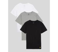 LYLE & SCOTT 3 Pack Crew Neck Short Sleeve Mens Casual T-Shirt