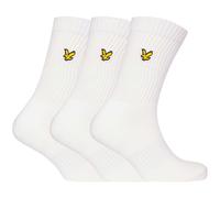 Lyle & Scott 3-Pack Hamilton Sports Socks, White - One Size