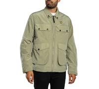 Lyle & Scott 4 Pocket Blouson Jacket, Smoke Olive - L