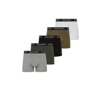 Lyle & Scott 5 Pack Miller Boxer Shorts - Cotton Stretch Trunks for Men, Multi