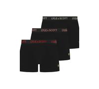 Lyle & Scott Barclay 3 Pack Underwear Black Multi Waistband Text size XL | Underwear Outlet | Men | Black XL