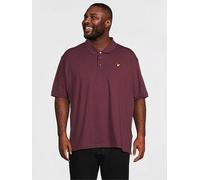 Lyle & Scott SS Polo Shirts Plain Polo Shirt Z562 Burgundy, 1XL