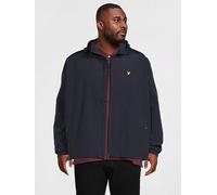Lyle & Scott Mens Zip Through Hooded Jacket Dark Navy 2XL