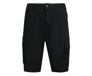 Lyle & Scott Black Cargo Shorts - W36